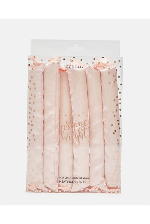 Women's Pink 6 Pcs Bendy Roller