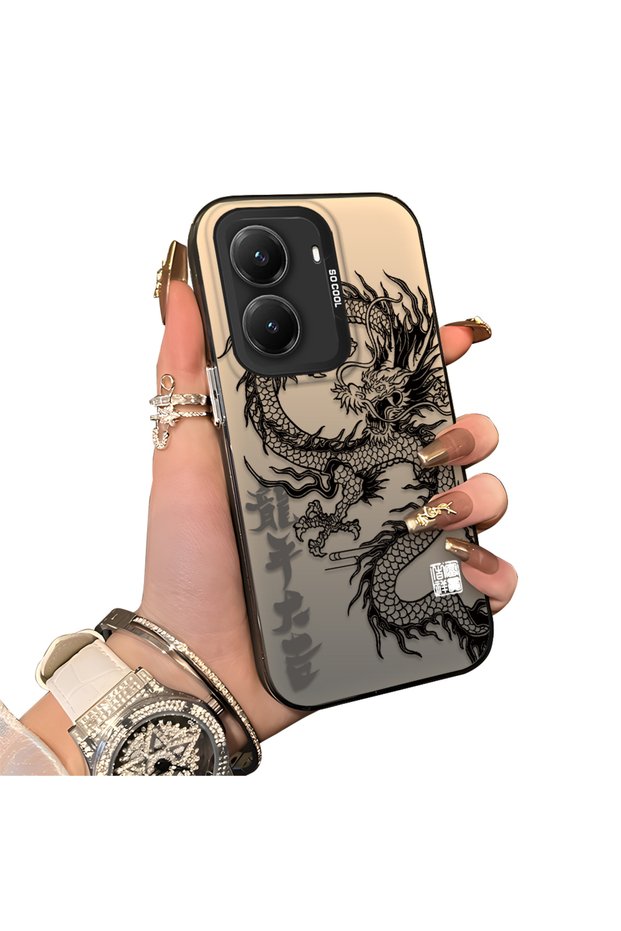 Xiaomi Poco X7 Pro Compatible Hard Acrylic Back Silicone Edge Lens Protection Case