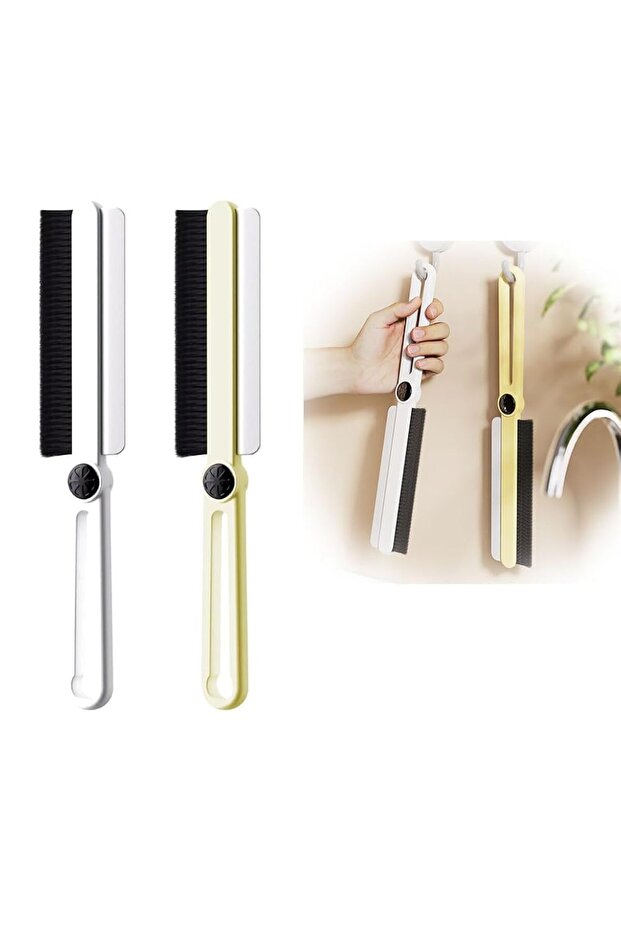 2-Pack Multi-Function Gap Cleaning Tool, Scraping and Brushing for Corner Sink Crevices - 1