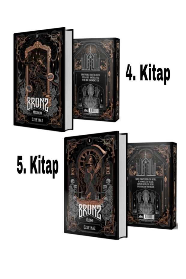 Bronze 5 Volume and Bronze 4 Volume Özge Naz 2 Book Hardcover Set