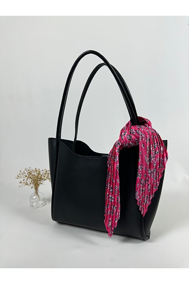 Patterned Pleated Scarf Bandana