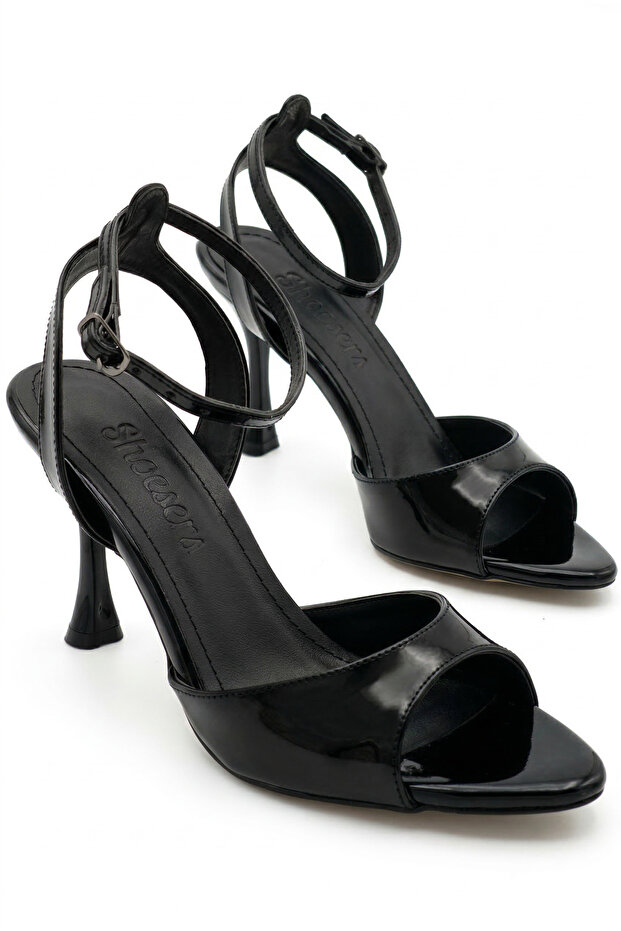Women's Special Design Ankle Strap Single Strap Stiletto Thin High Heel Evening Dress Shoes