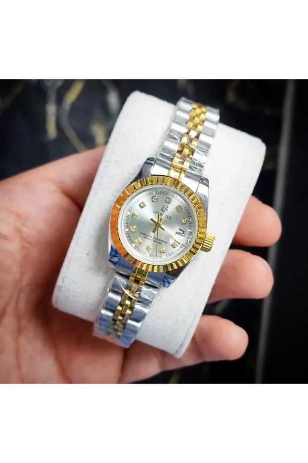 Women's Wristwatch Vintage Steel 30Mmwhite Dial