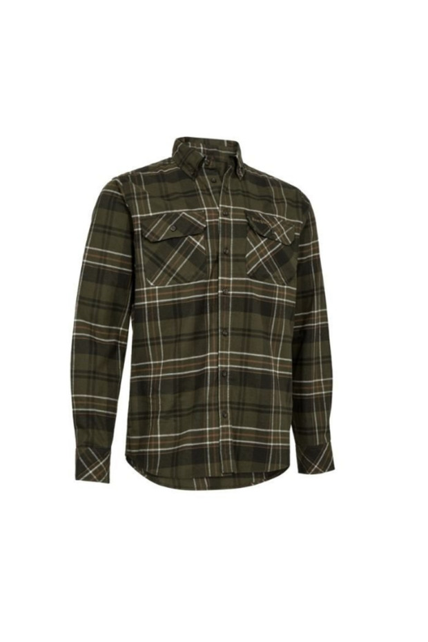 Yeşil Kareli Gömlek - 2