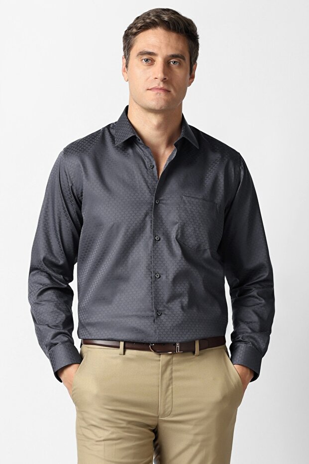 Men Regular Fit Long Sleeve Shirt