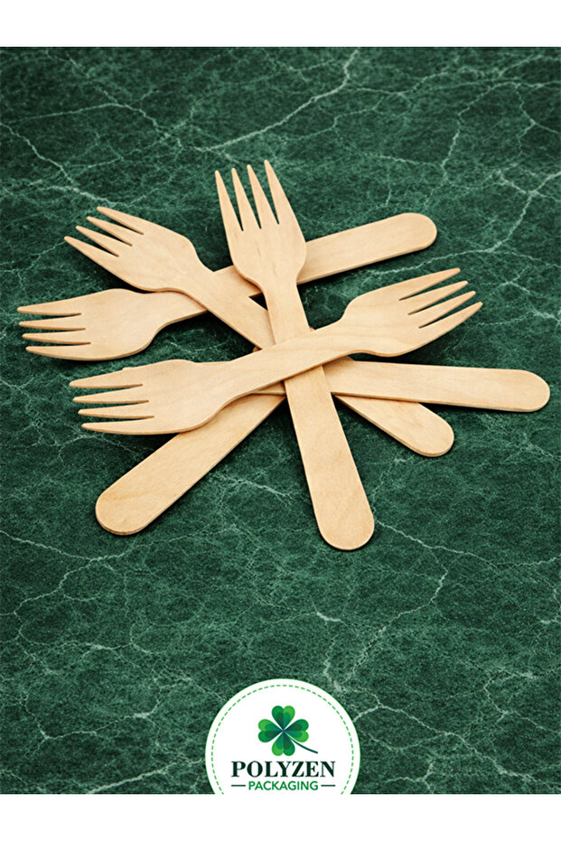 Doğal Ahşap Çatal 16 cm