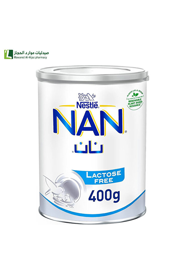 نان ال اف حليب أطفال 0-12 شهرًا خالي من اللاكتوز 400 جم