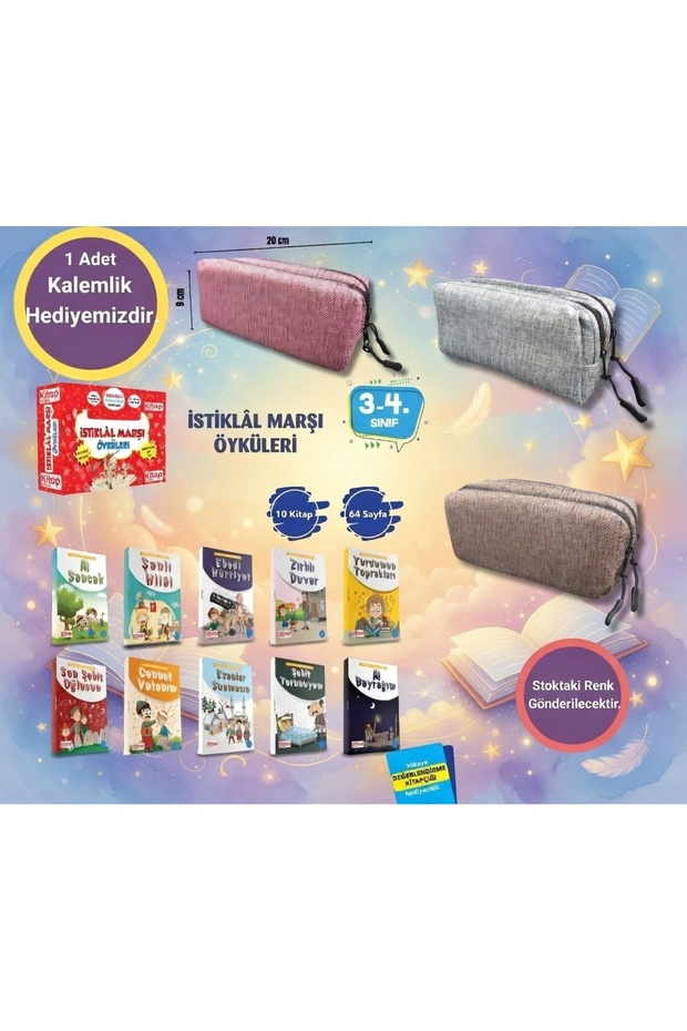 İSTİKLAL MARŞI ÖYKÜLERİ - Pen Holder with Gift (1 Piece)