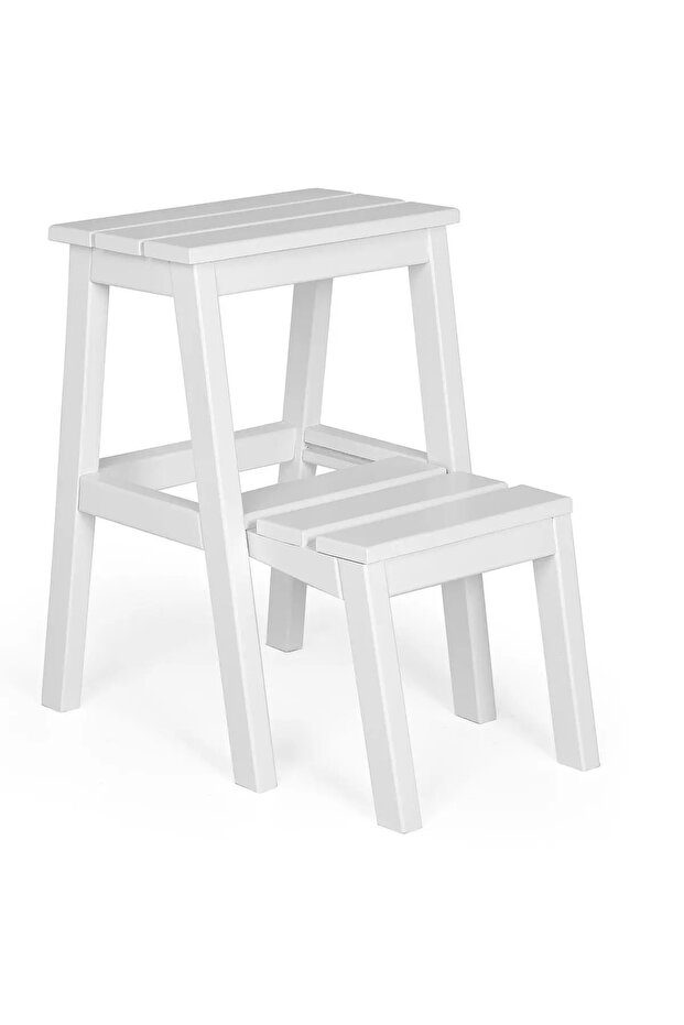 Ahşap Merdiven Tabure - 1