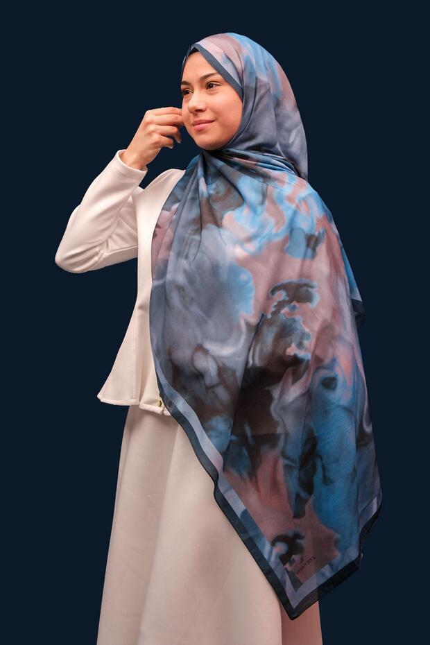 Mistik Patterned Digital Soft Shawl - 2