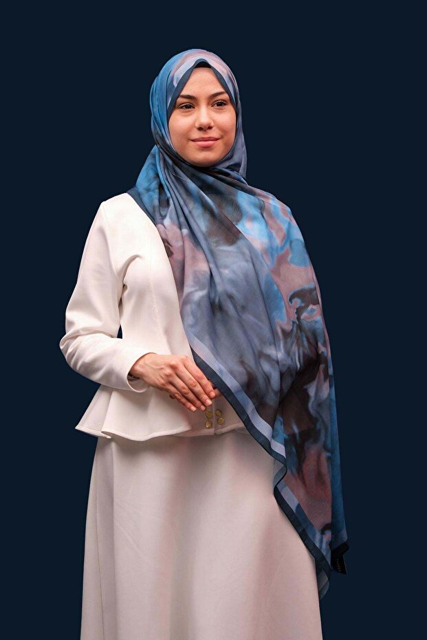 Mistik Patterned Digital Soft Shawl - 1