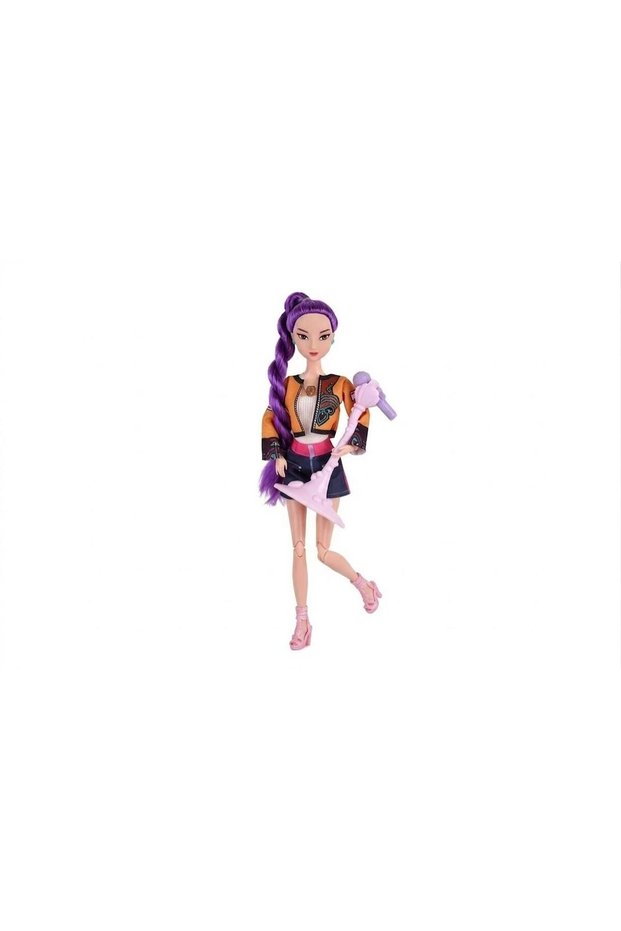 K-POP Fashion Doll with Microphone – Stylish Dress-Up Music Performer Doll for Kids, Role Play Toy