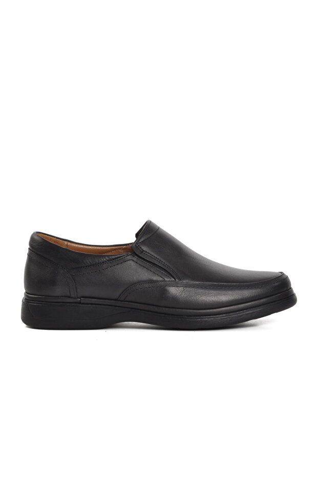 Black Genuine Leather Men's Casual Shoes