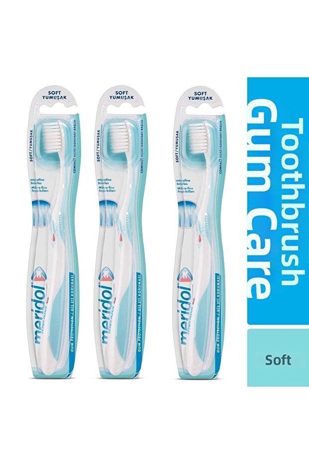 Soft Toothbrush 3 pcs - 1