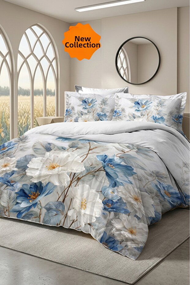 Duvet Cover Set Cotton Saten Saten Special Woven Double 3D Digital Night