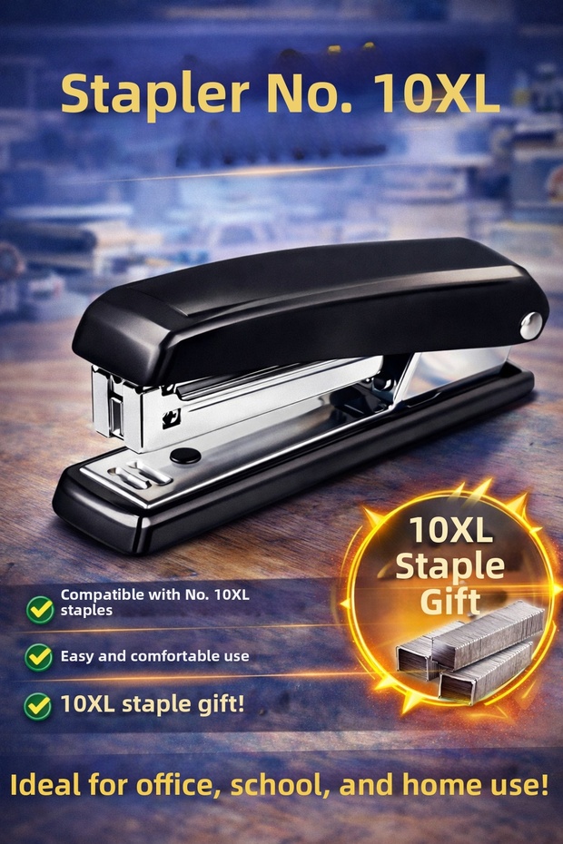 Stapler No.10Xl – 10XL Staple Wire with Gift | Metal Mechanism
