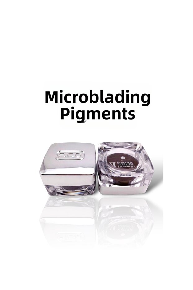 Microblading - صبغة مكياج دائمة للحواجب باللون البني المتوسط