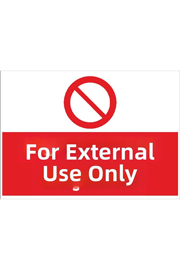 21X30 cm Composite Occupational Safety Warning Sign – Caution, Prohibition, and Prohibit Sign - Uyr1023