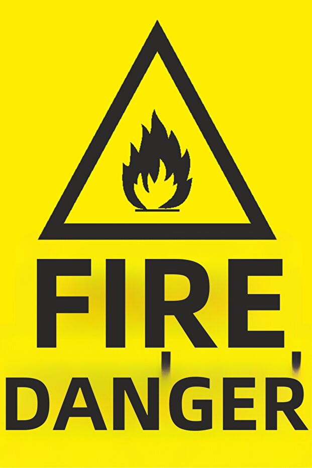 21X30 cm Composite Occupational Safety Warning Sign – Caution, Prohibition, and Ban Sign - Uyr1102