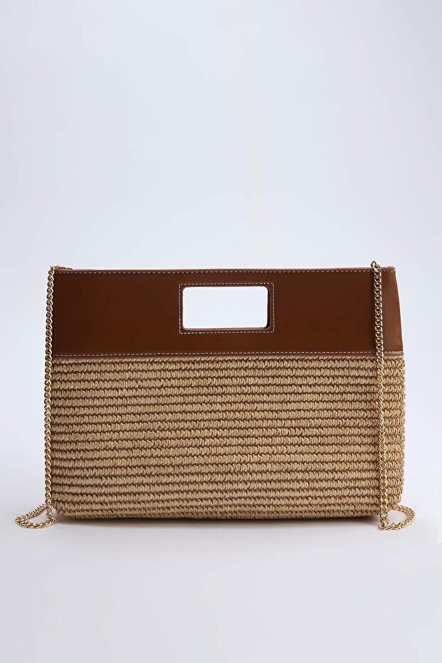 Camel Mini Boy Kadın Clutch Çanta TAKSS26PY00001 - 6