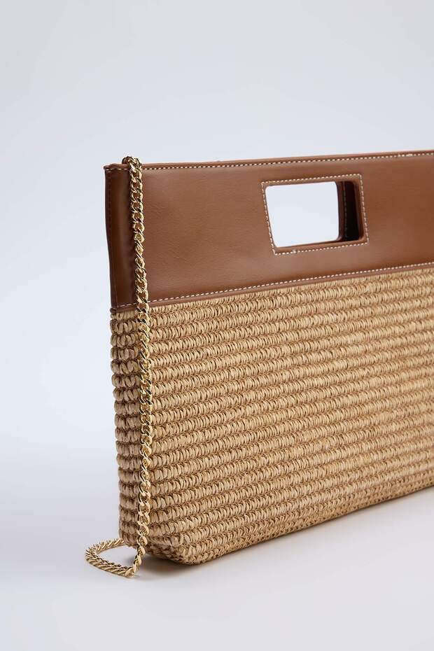 Camel Mini Boy Kadın Clutch Çanta TAKSS26PY00001 - 4