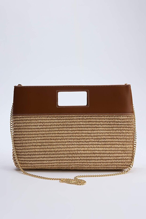 Camel Mini Boy Kadın Clutch Çanta TAKSS26PY00001 - 5