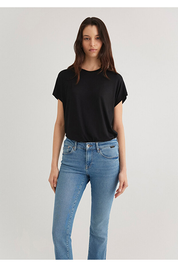 Μαύρο μπλουζάκι Basic Off Shoulder - Regular Fit1611649-900 - 3