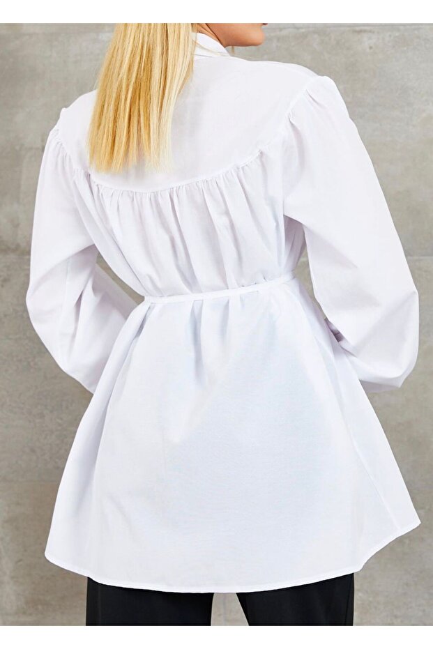 Beli bağlamalı Gömlek - 6