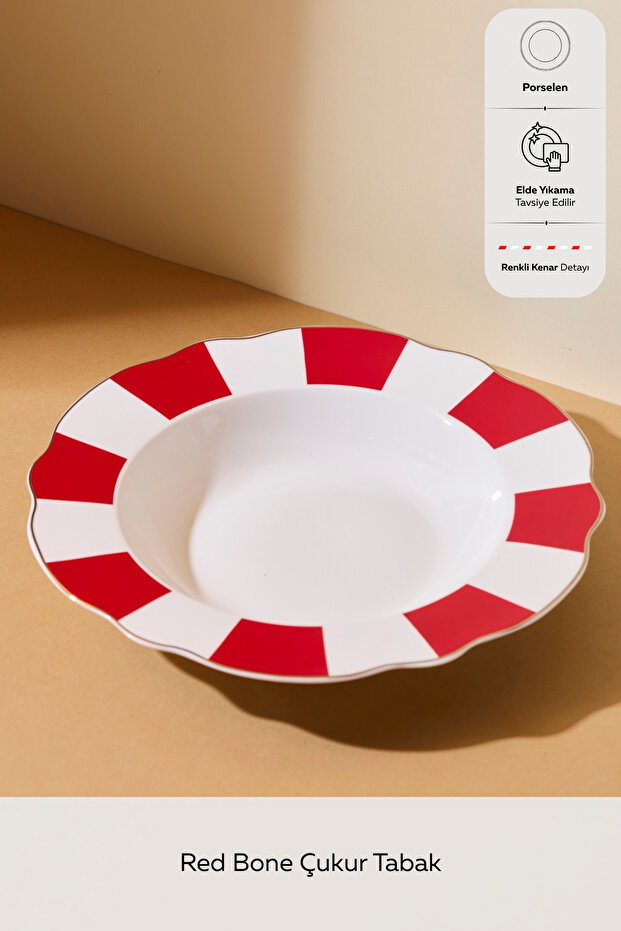 Red Bone Çukur Tabak 22 cm - 3