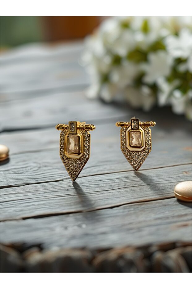 Earrings with Zirconia