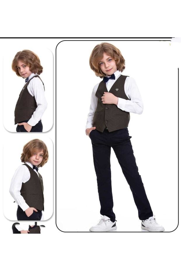 Boy 23 April 29 October 10 November Graduation Special Day Shirt and Bow Tie Suit