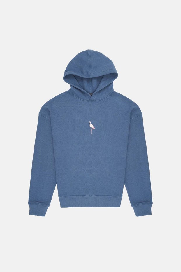 Flamingo Supersoft Hoodie - Flint Blue