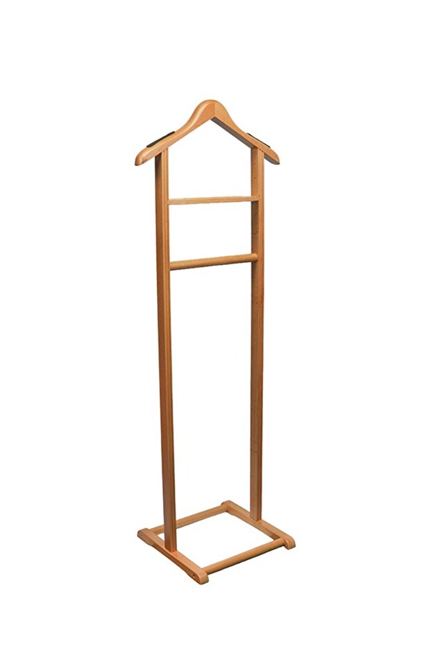 Wooden Ddu03 Dilsiz Uşak Natural Color Single Leg Hanger 1 Piece