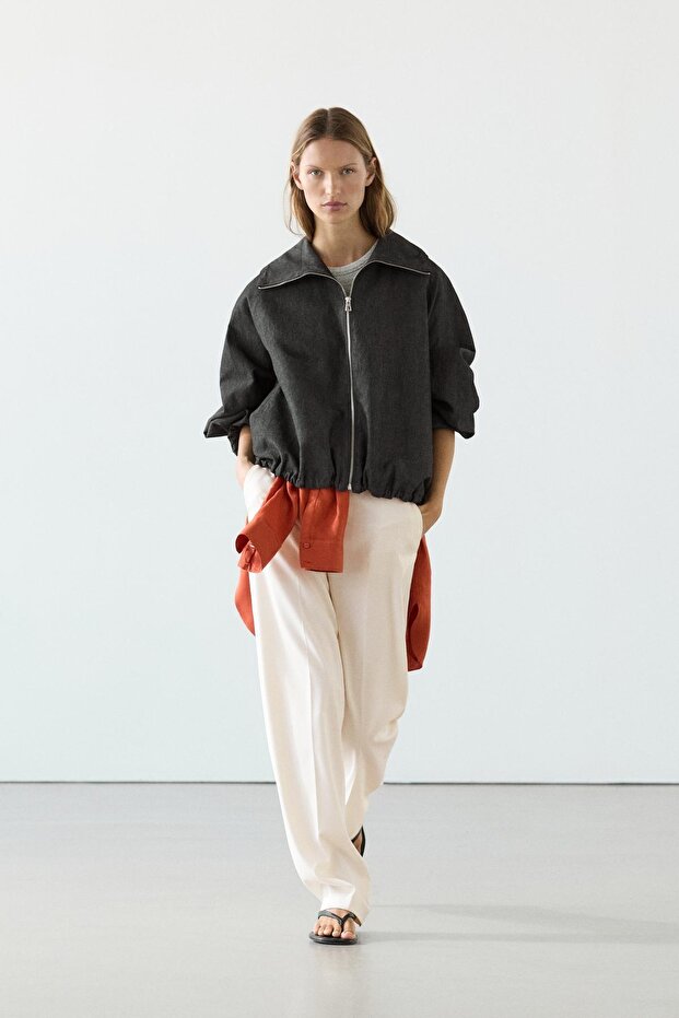 Keten bomber ceket - 1