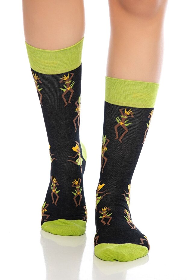 جوارب منقوشة للرقص للجنسين - 3