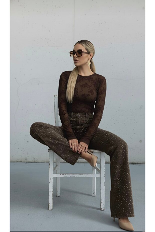 ASTARLI TÜL BLUZ - 1