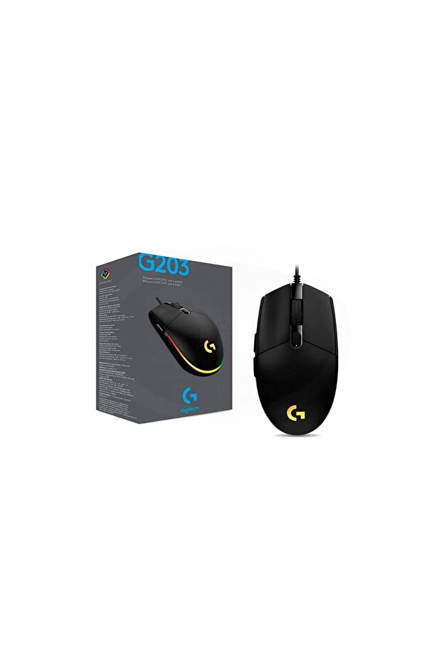 Mouse G203 LightSync Negru - 2