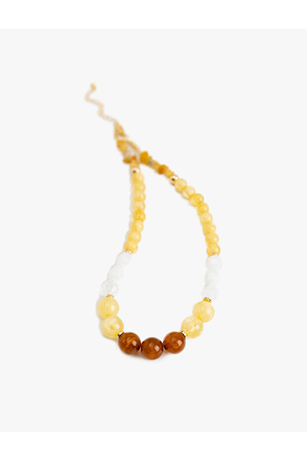 Large Size Beaded Necklace - 2