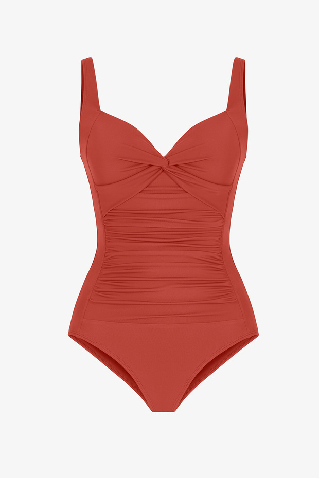 Cinnamon Drawstring Swimsuit - 6