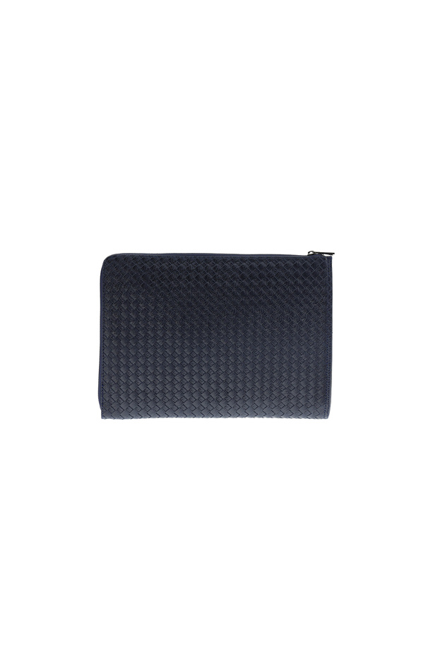 Desenli Deri Clutch El Çantası - 2