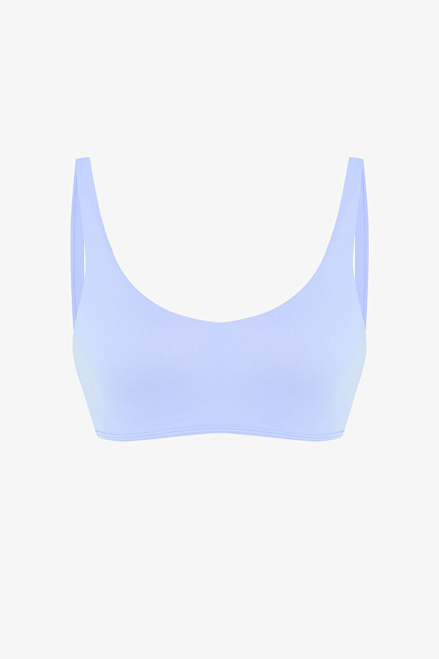 Light Blue Bikini Top - 6