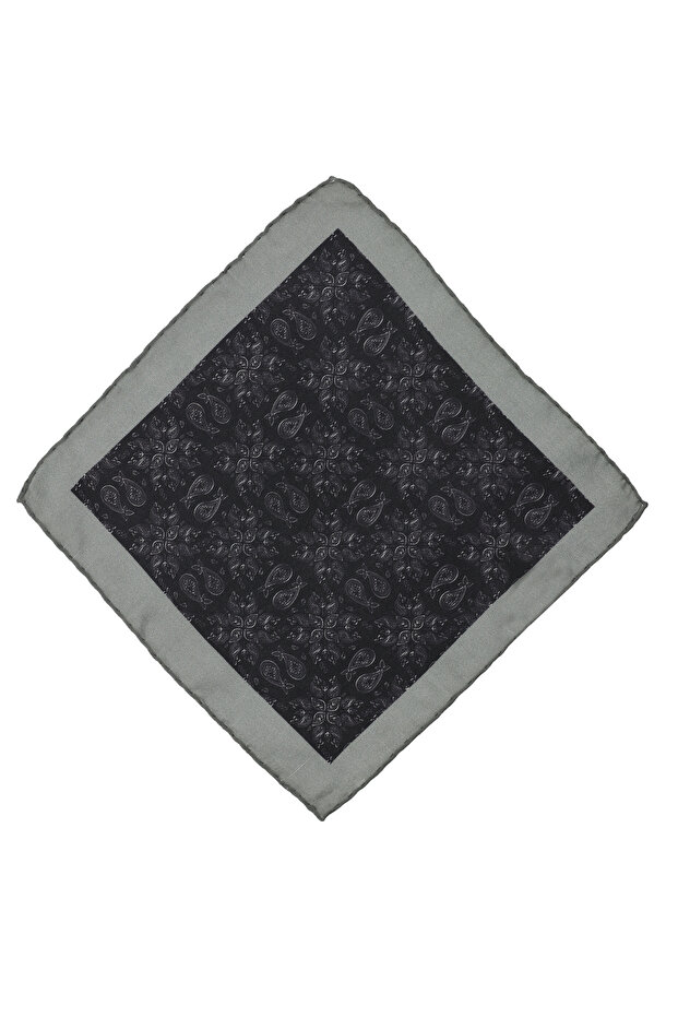 Desenli İpek Mendil - 1