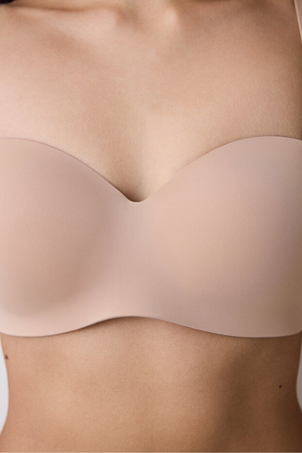 Strapless Multiway Beige Bra - 3