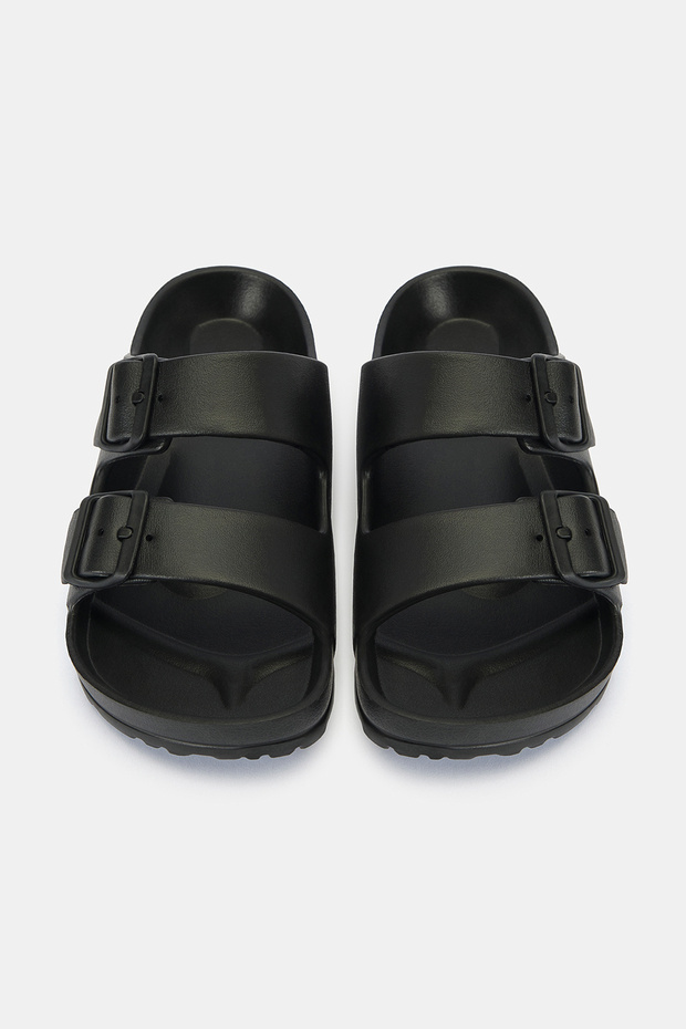 Papuci Plassy Black - 1