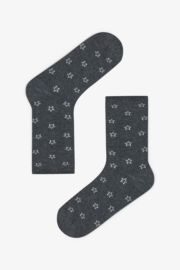 5pcs Grau Multicoloured Sock Set - 3