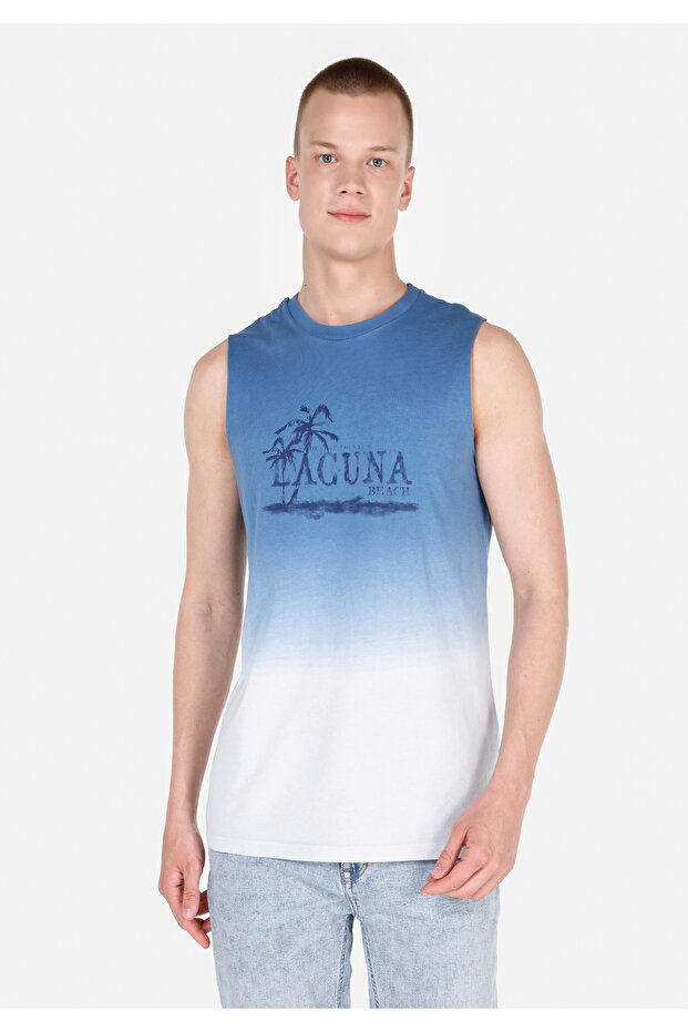 Regular Fit Erkek Beyaz Atlet - 1