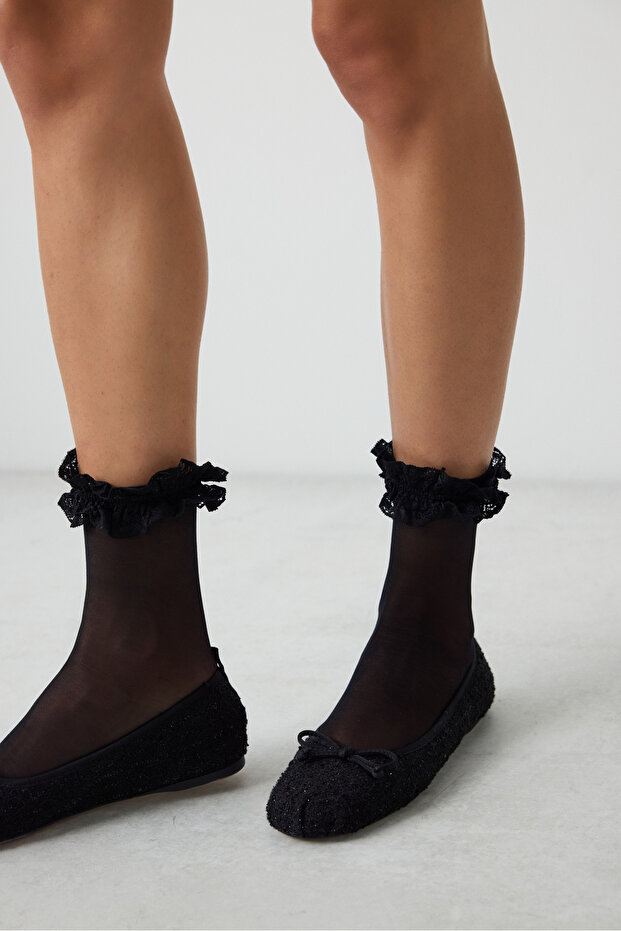 Grace Black Socks - 2
