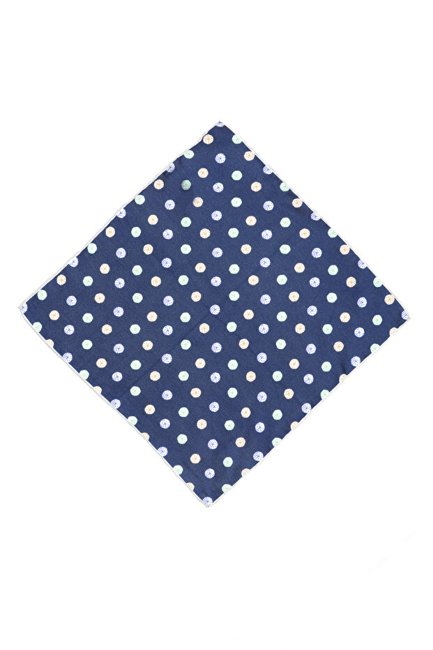 Desenli İpek Mendil - 1