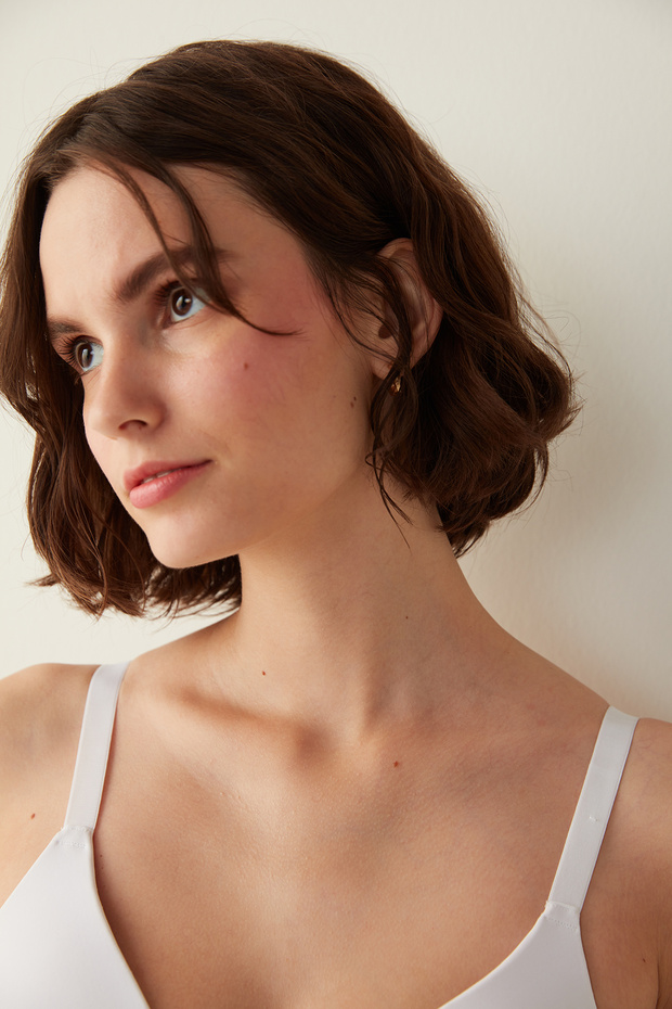 White Marvel Plus Size Padded Underwire Bra - 3