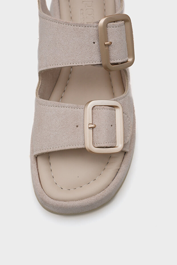 Denice Damen-Sandalen mit Keilabsatz und doppelter Schnalle - 3